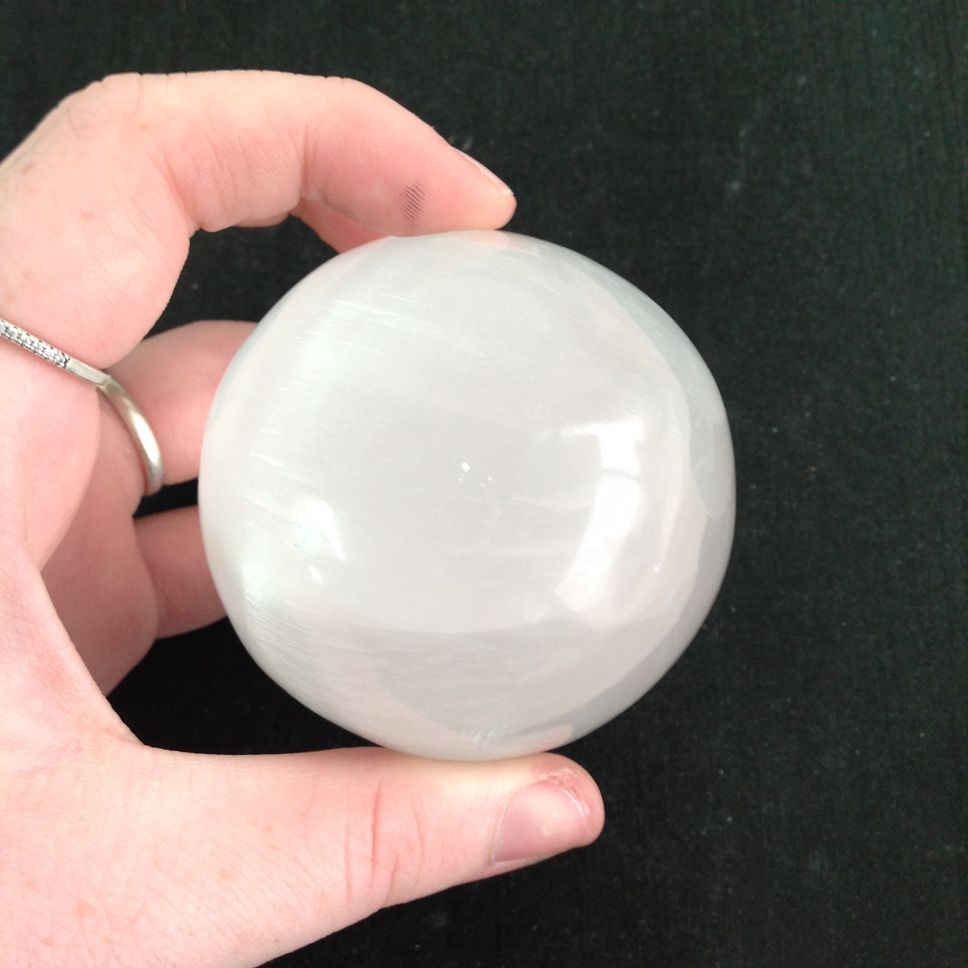 Selenite Sphere - White - 5-6cm Selenite Sphere - White - 5-6cm